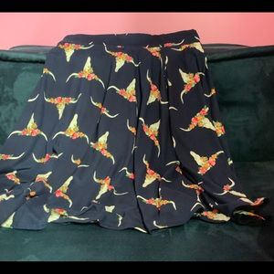 Bull With Horns Themed Skirt